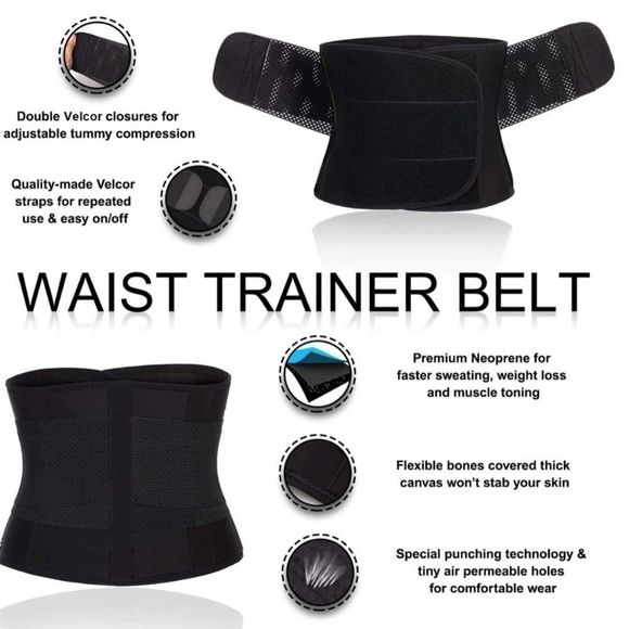 Hourglass Slimming Waist Trainer Abs Belt By Maya Nicks - Picture 5 of 6